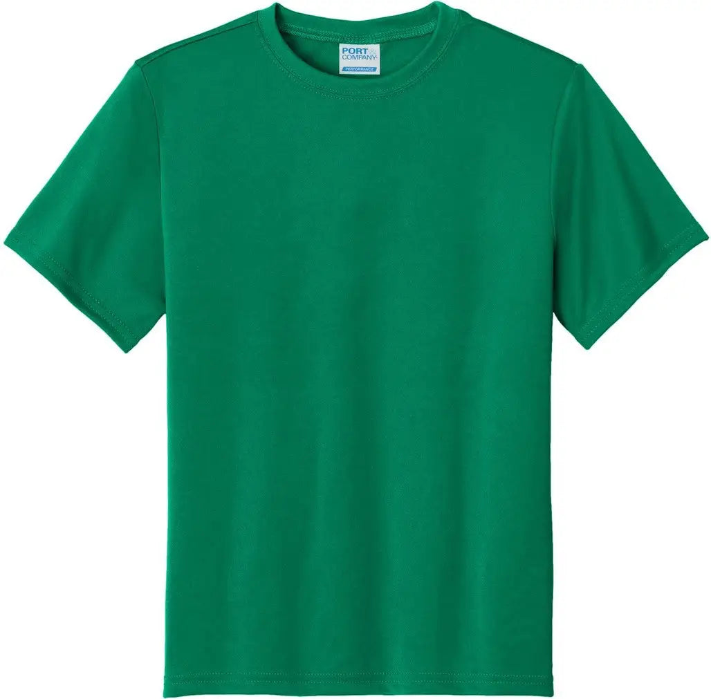 Port & Company Pc380y co Youth Performance Tee - Kelly