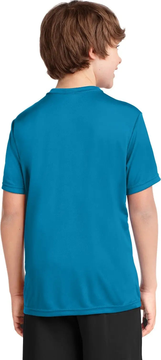 Port & Company Pc380y co Youth Performance Tee - Neon Blue