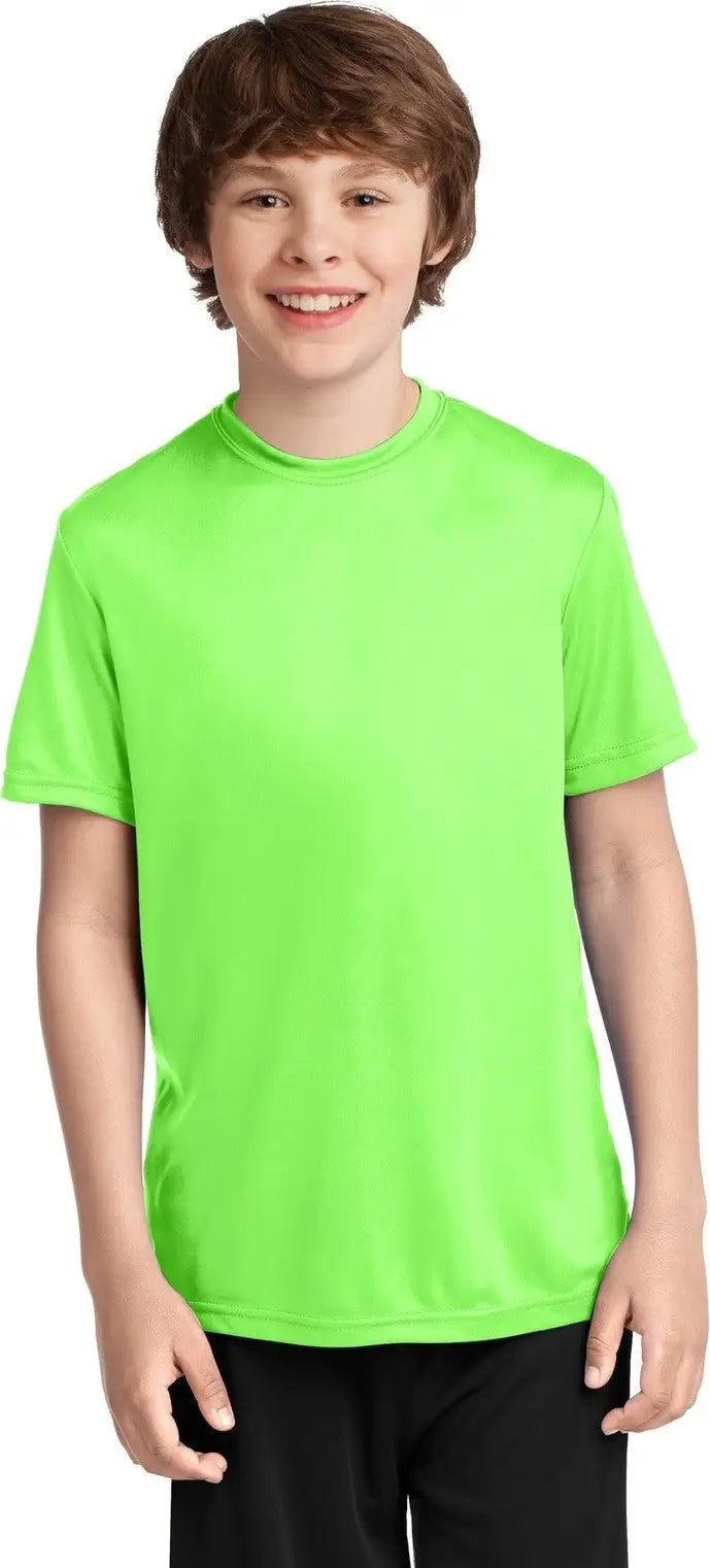 Port & Company Pc380y co Youth Performance Tee - Neon Green - Xs