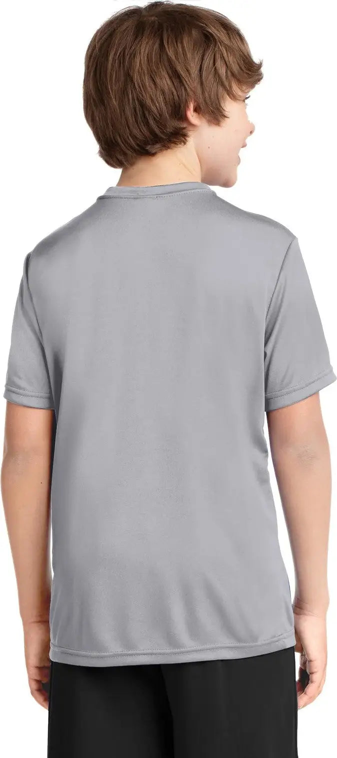 Port & Company Pc380y co Youth Performance Tee - Silver