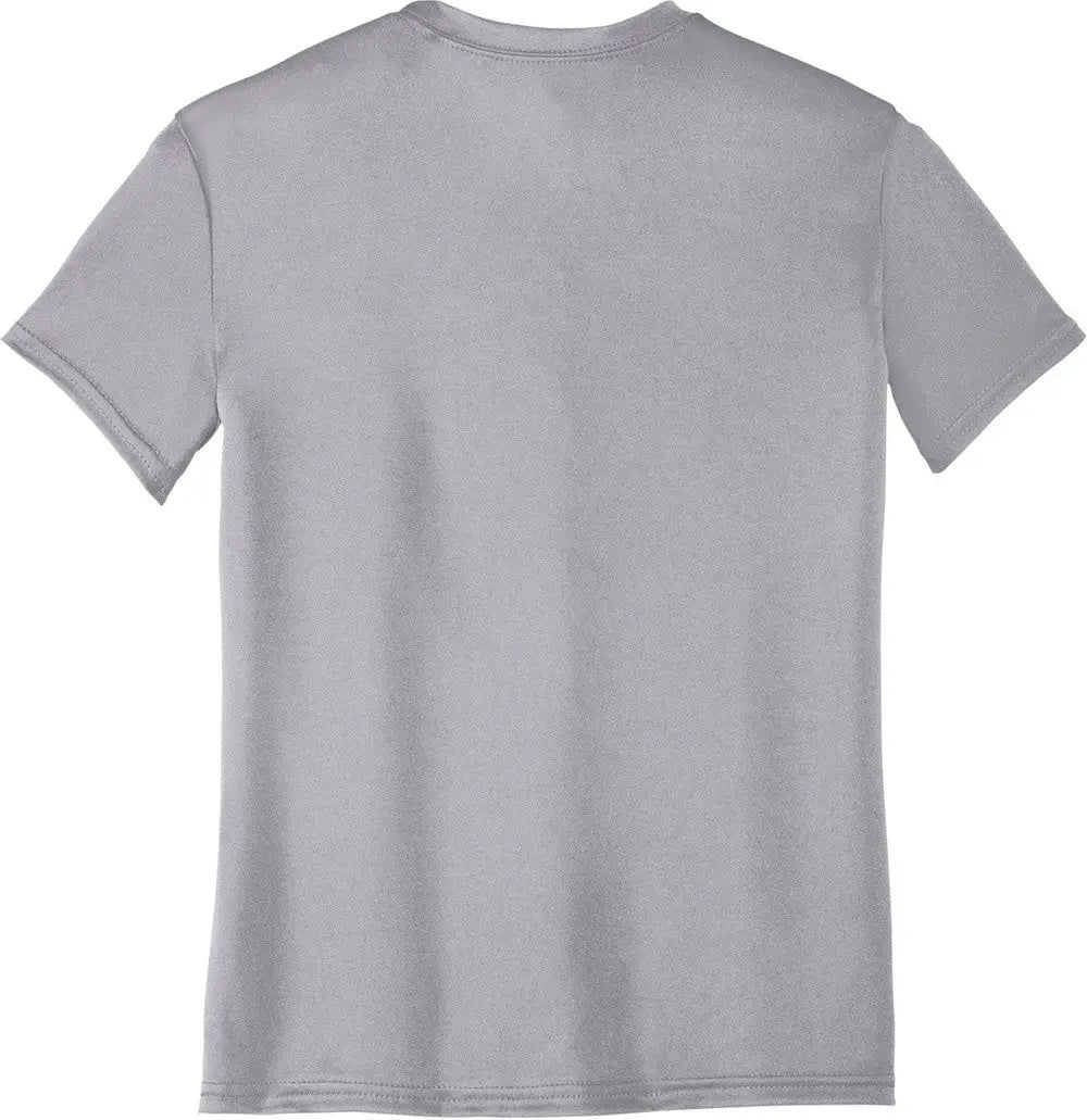 Port & Company Pc380y co Youth Performance Tee - Silver