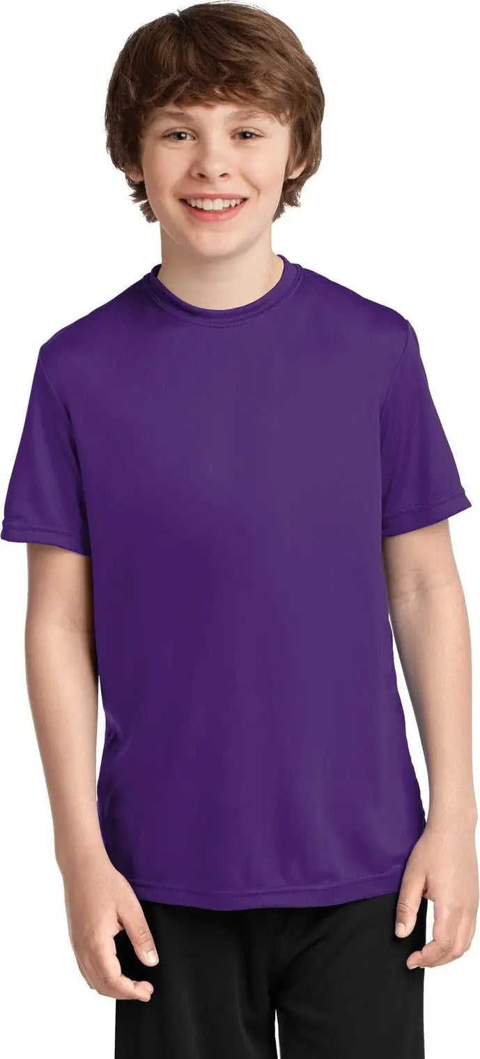 Port & Company Pc380y co Youth Performance Tee - Team Purple - Xs