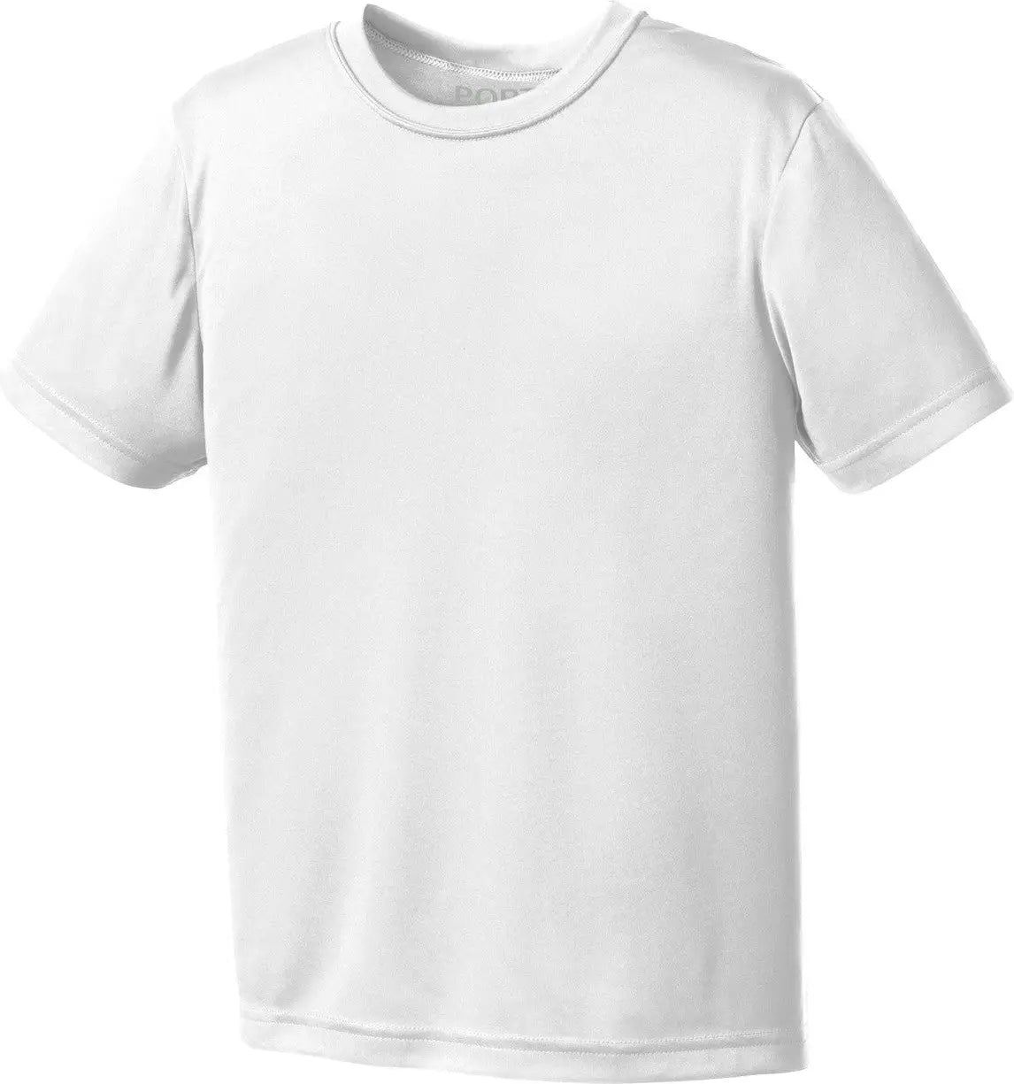 Port & Company Pc380y co Youth Performance Tee - White