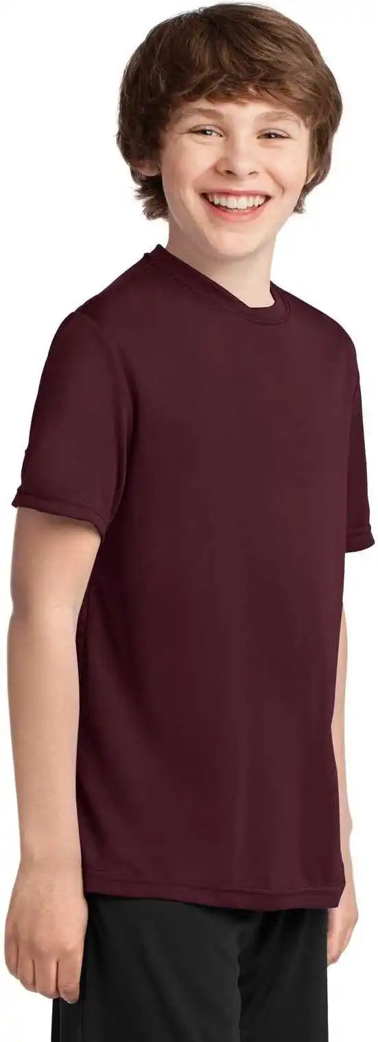 Port & Company Pc380y Youth Performance Tee - Athletic Maroon