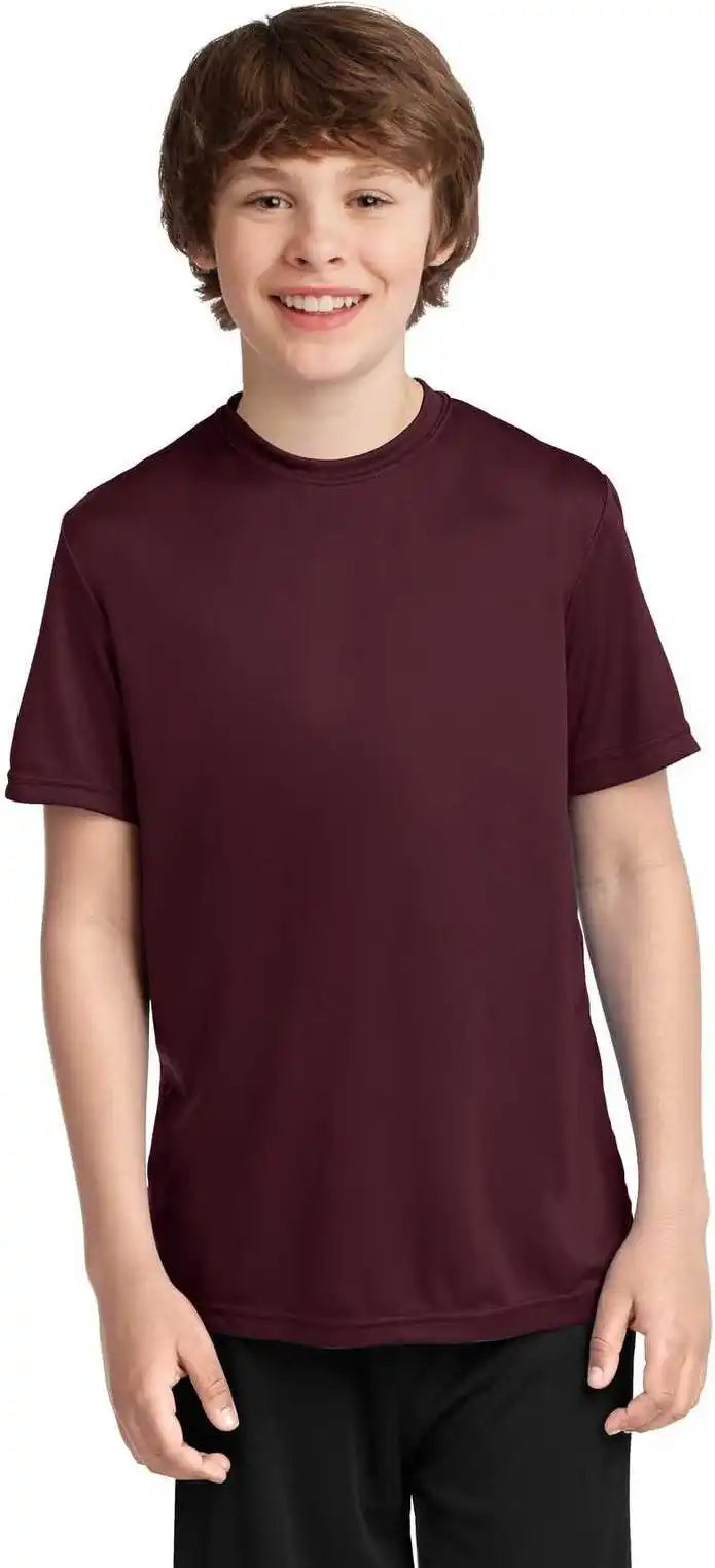 Port & Company Pc380y Youth Performance Tee Athletic Maroon