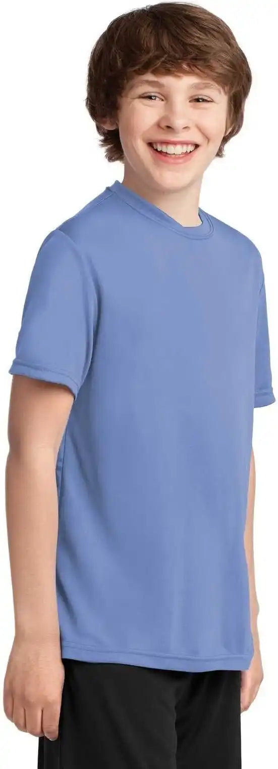 Port &amp; Company Pc380y Youth Performance Tee Carolina Blue