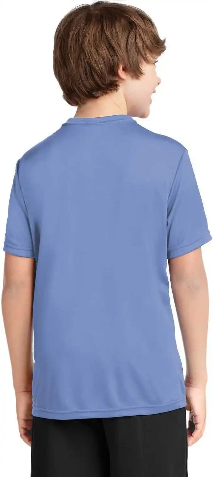 Port & Company Pc380y Youth Performance Tee Carolina Blue
