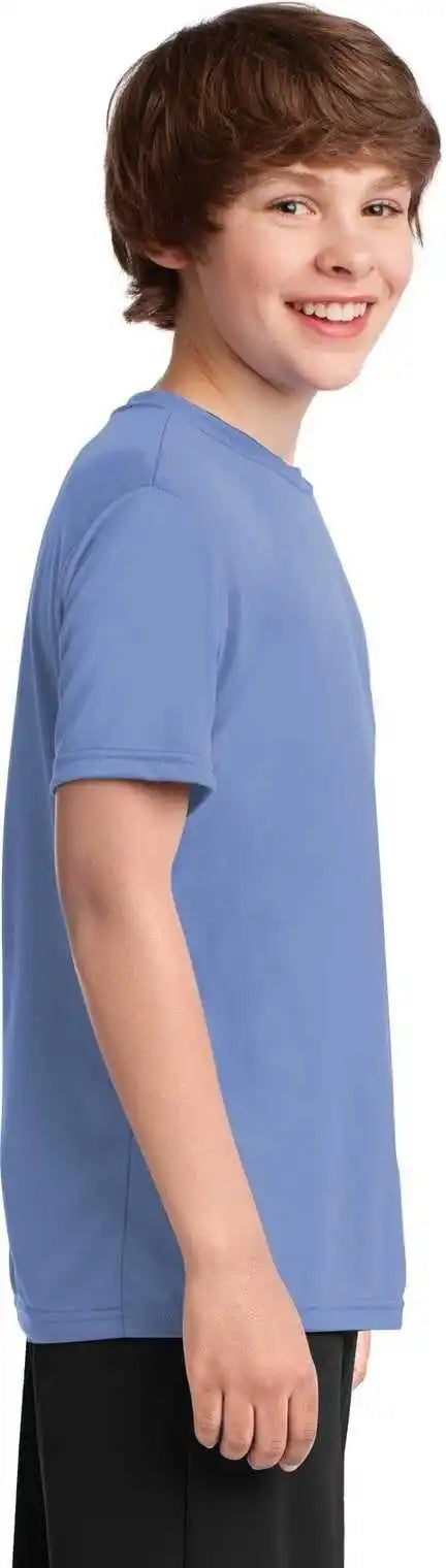 Port &amp; Company Pc380y Youth Performance Tee Carolina Blue
