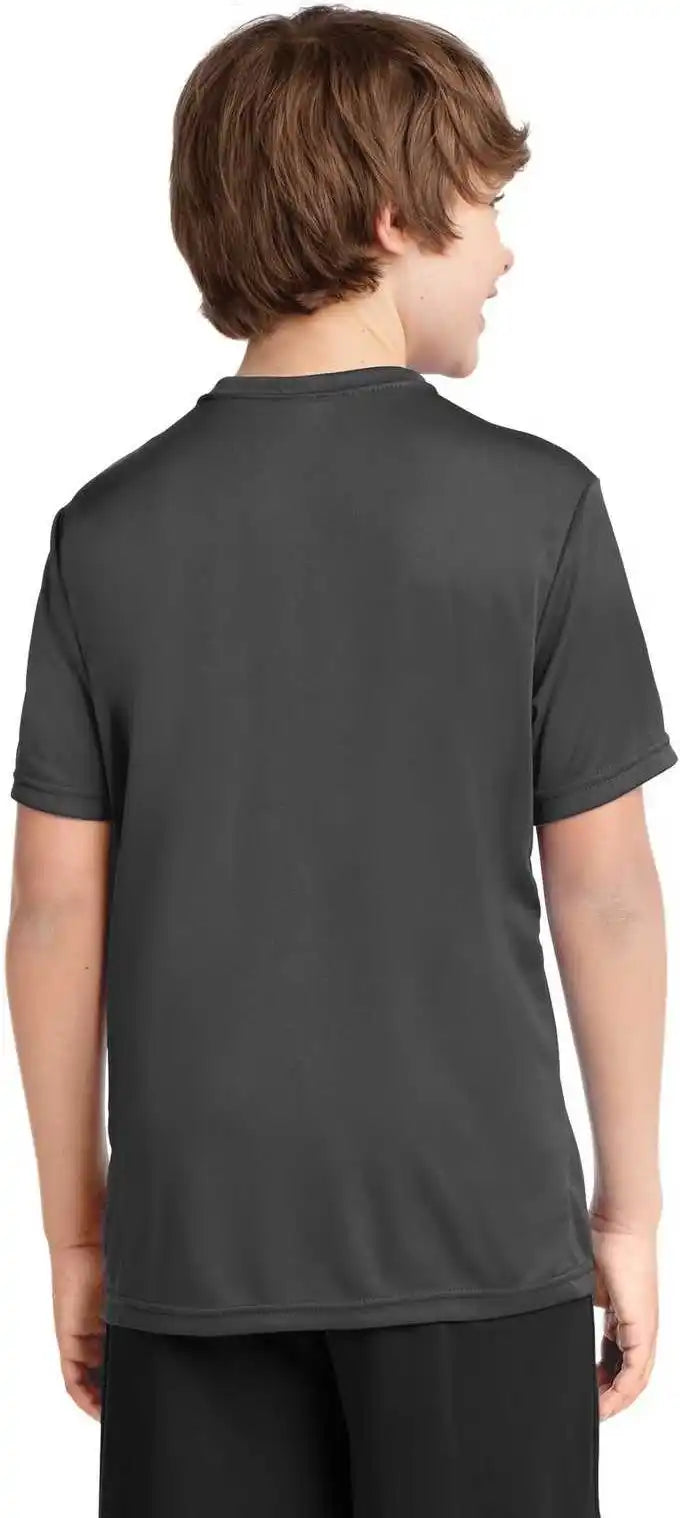 Port & Company Pc380y Youth Performance Tee - Charcoal