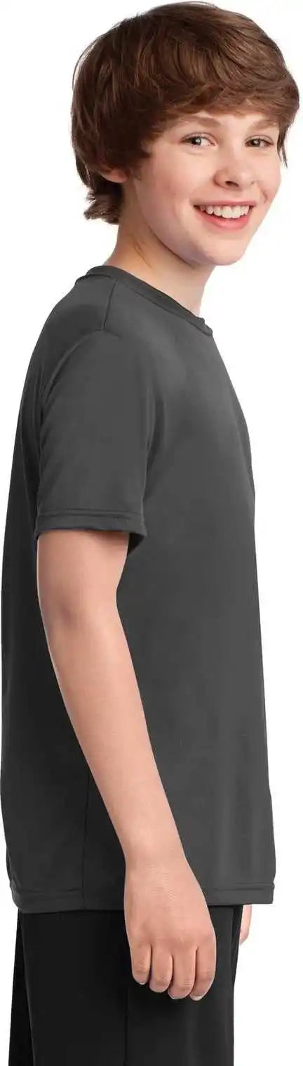 Port & Company Pc380y Youth Performance Tee - Charcoal