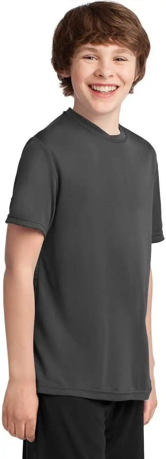 Port & Company Pc380y Youth Performance Tee - Charcoal