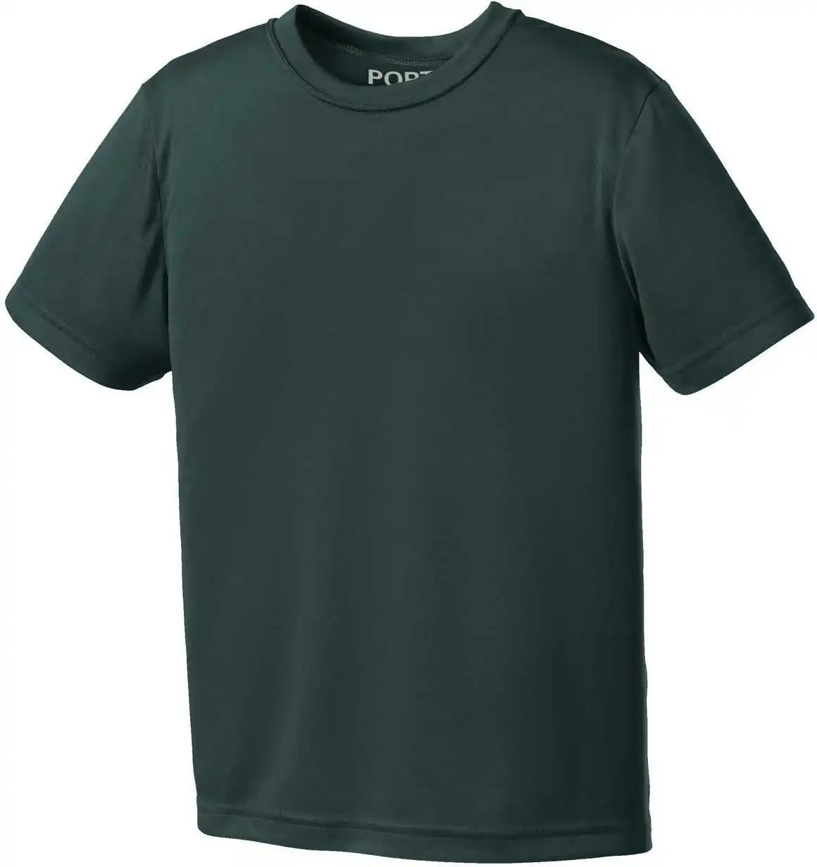 Port &amp; Company Pc380y Youth Performance Tee Dark Green