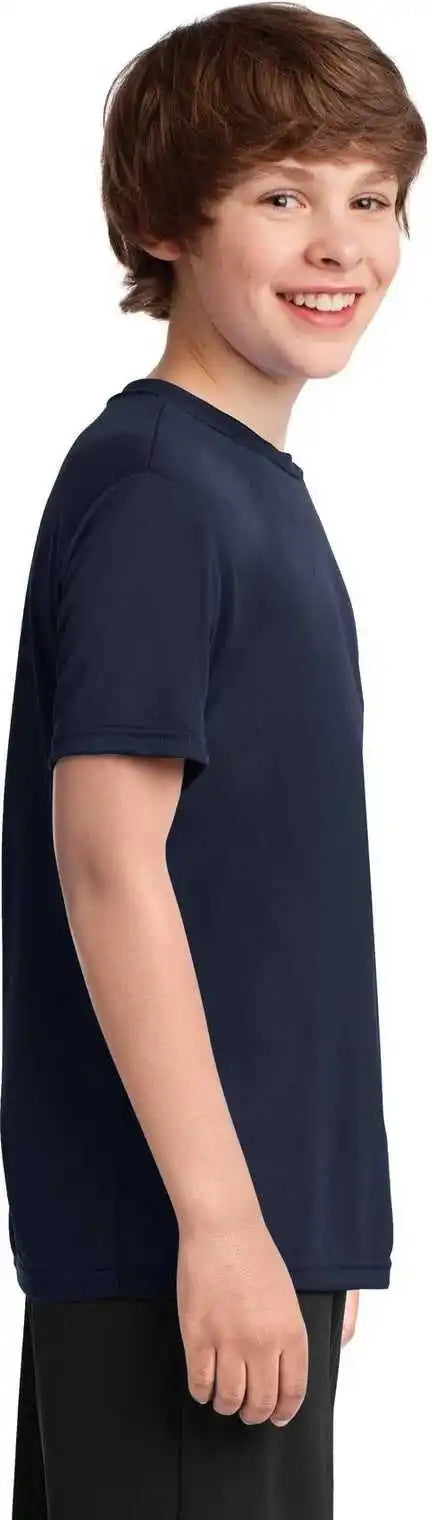 Port &amp; Company Pc380y Youth Performance Tee Deep Navy