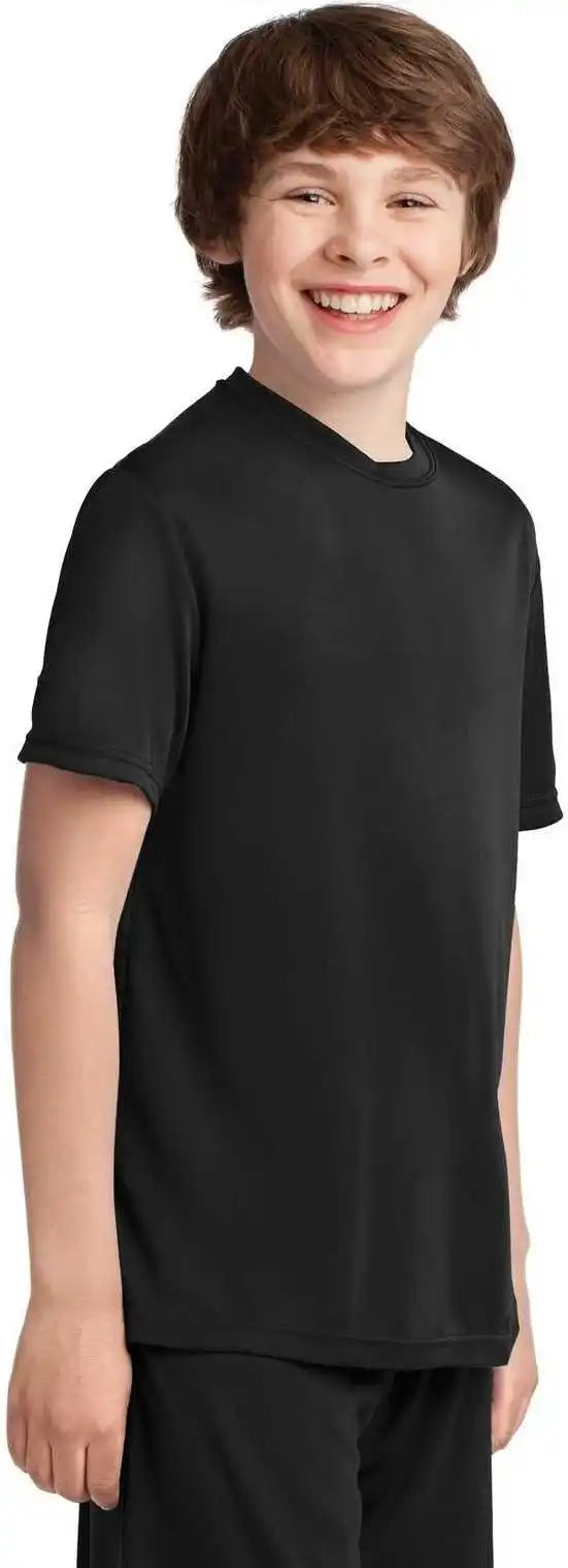 Port & Company Pc380y Youth Performance Tee - Jet Black