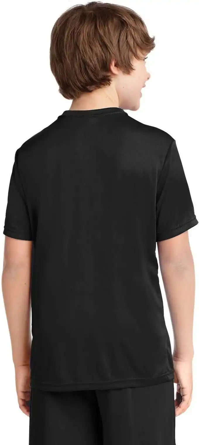 Port & Company Pc380y Youth Performance Tee Jet Black