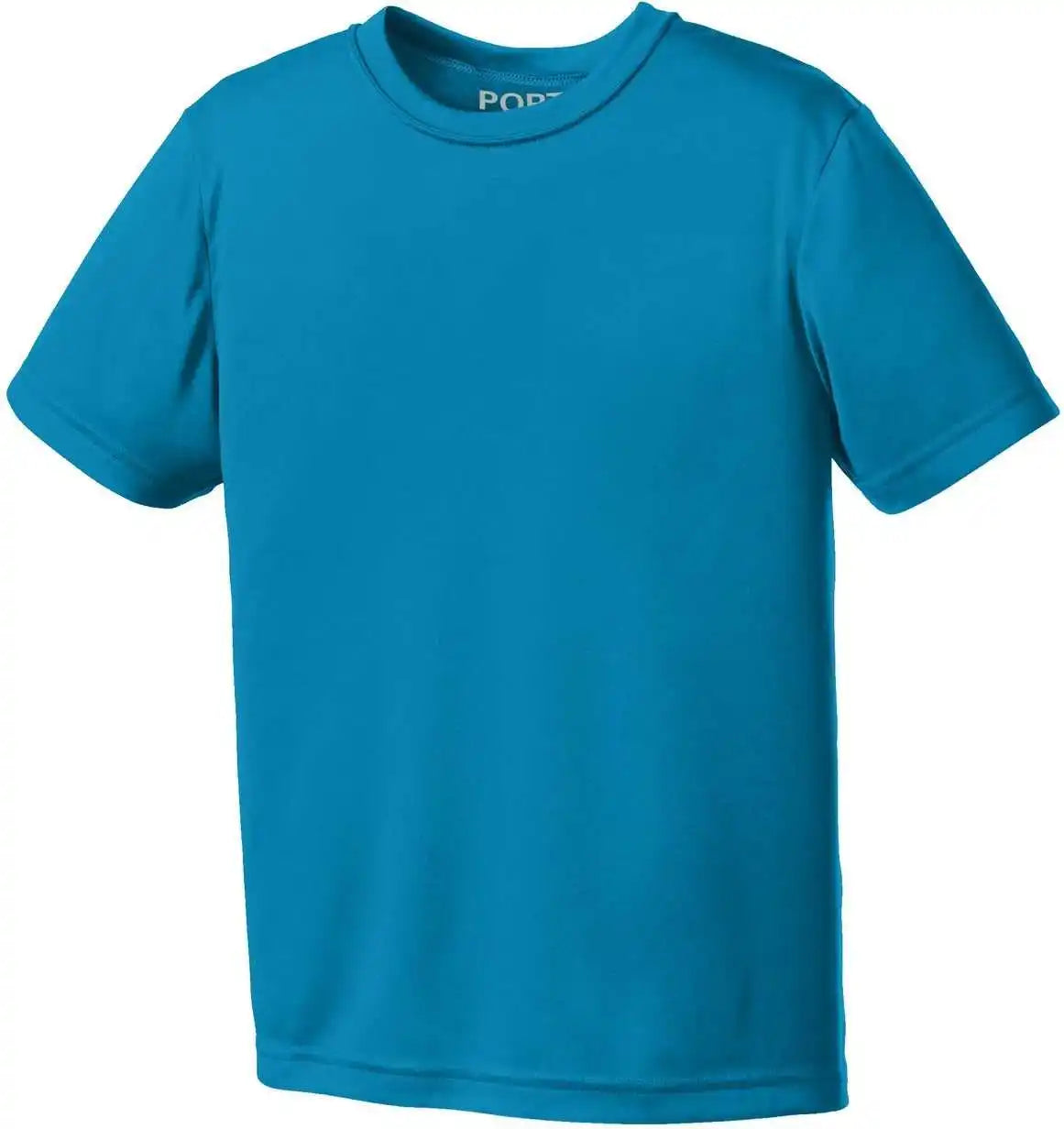 Port &amp; Company Pc380y Youth Performance Tee Neon Blue