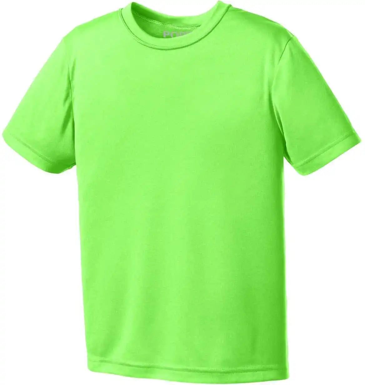 Port &amp; Company Pc380y Youth Performance Tee Neon Green