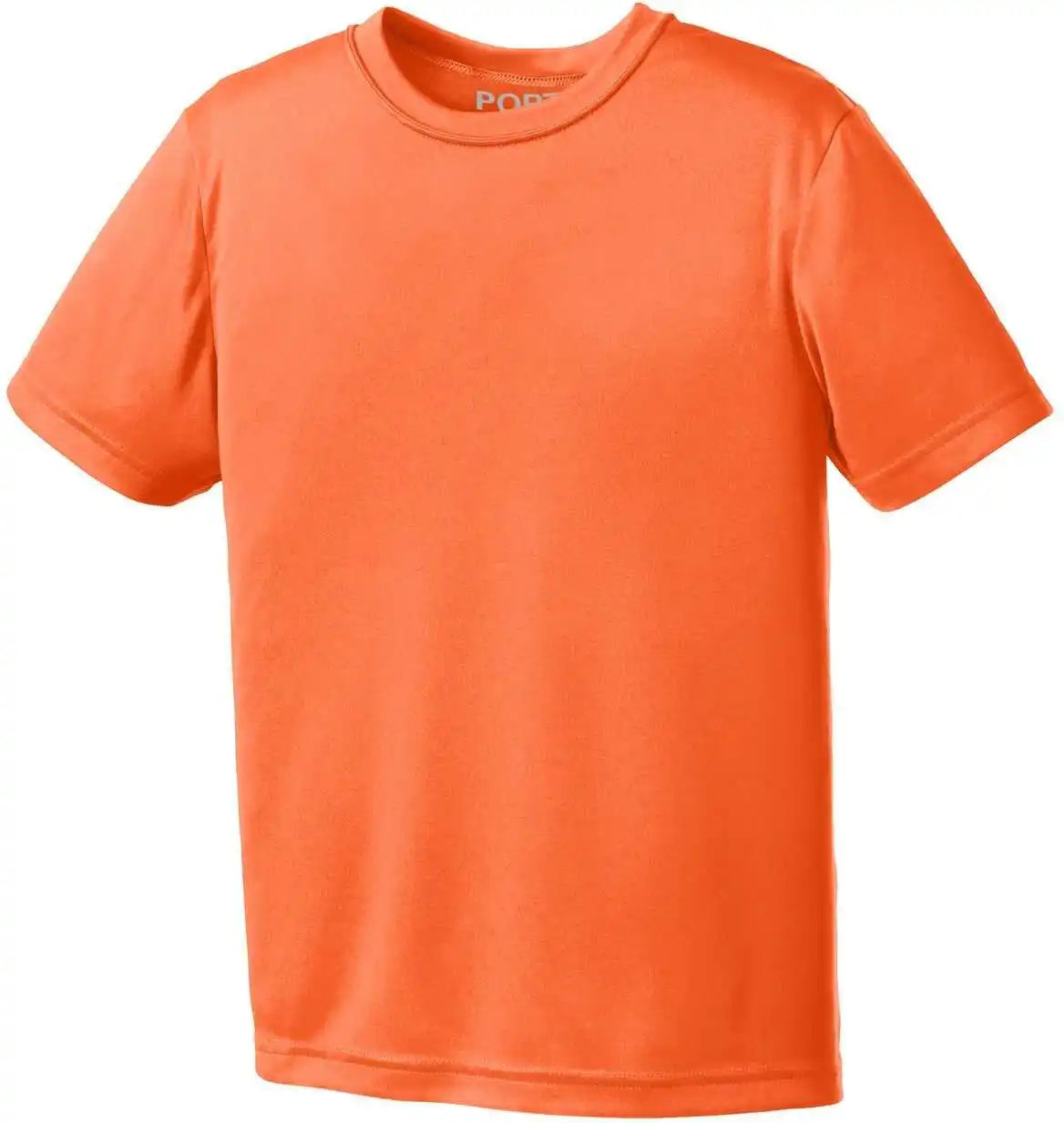 Port &amp; Company Pc380y Youth Performance Tee Neon Orange
