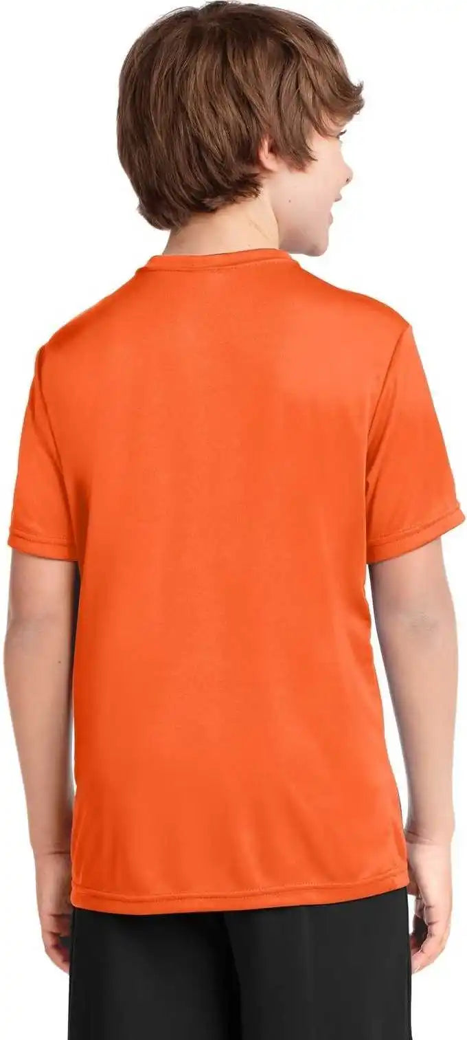 Port &amp; Company Pc380y Youth Performance Tee Neon Orange