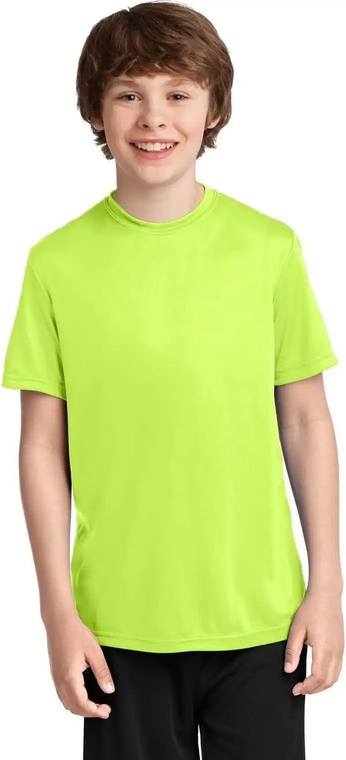 Port & Company Pc380y Youth Performance Tee - Neon Yellow