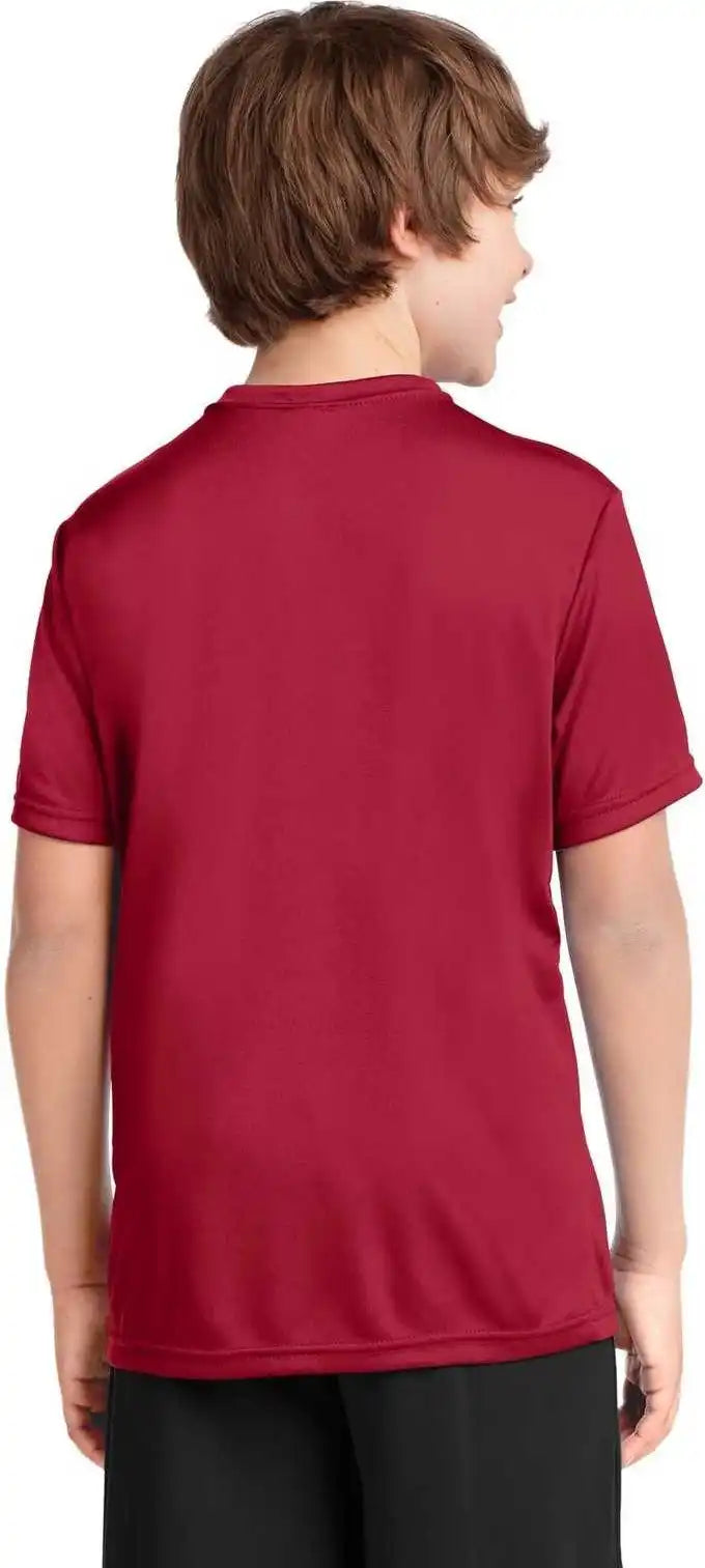 Port & Company Pc380y Youth Performance Tee Red
