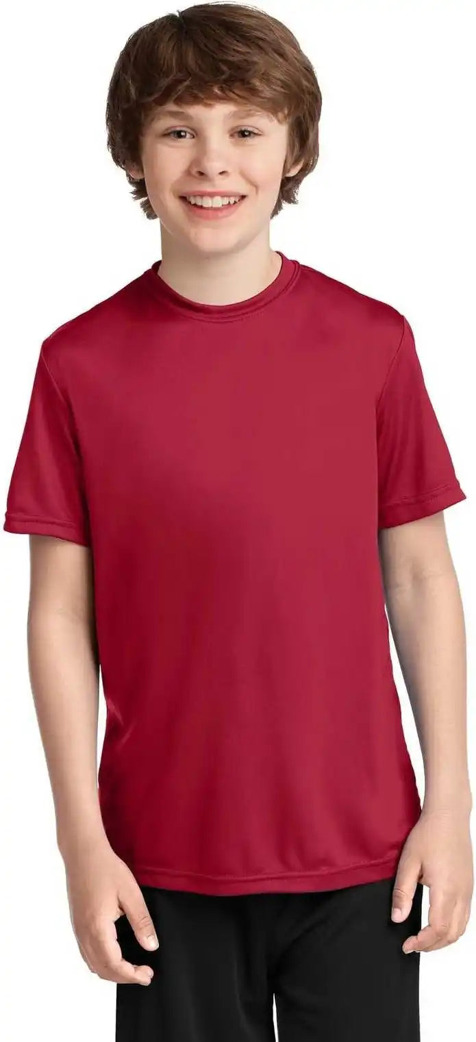 Port & Company Pc380y Youth Performance Tee Red