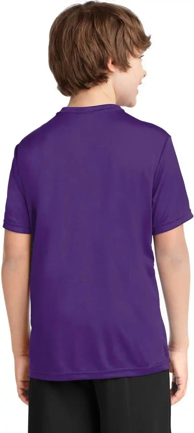 Port & Company Pc380y Youth Performance Tee - Team Purple