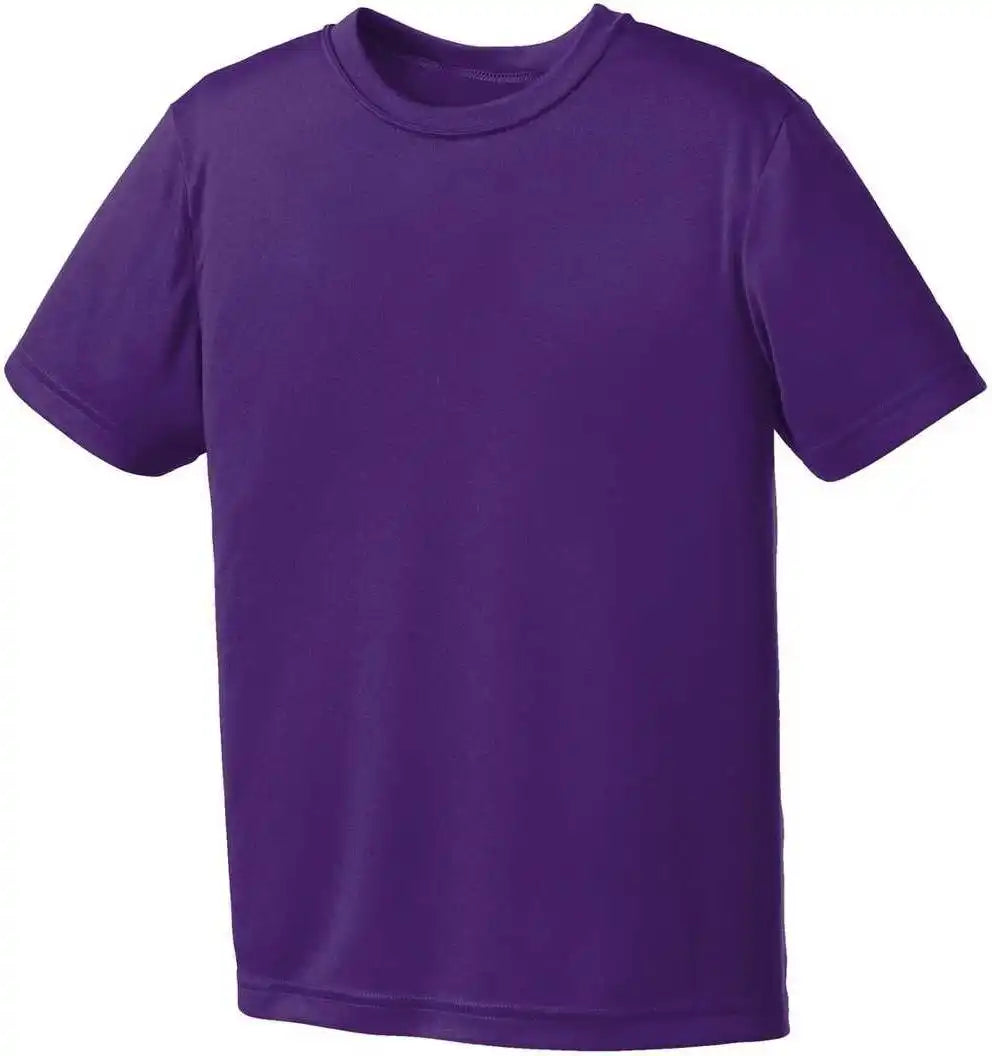 Port & Company Pc380y Youth Performance Tee - Team Purple
