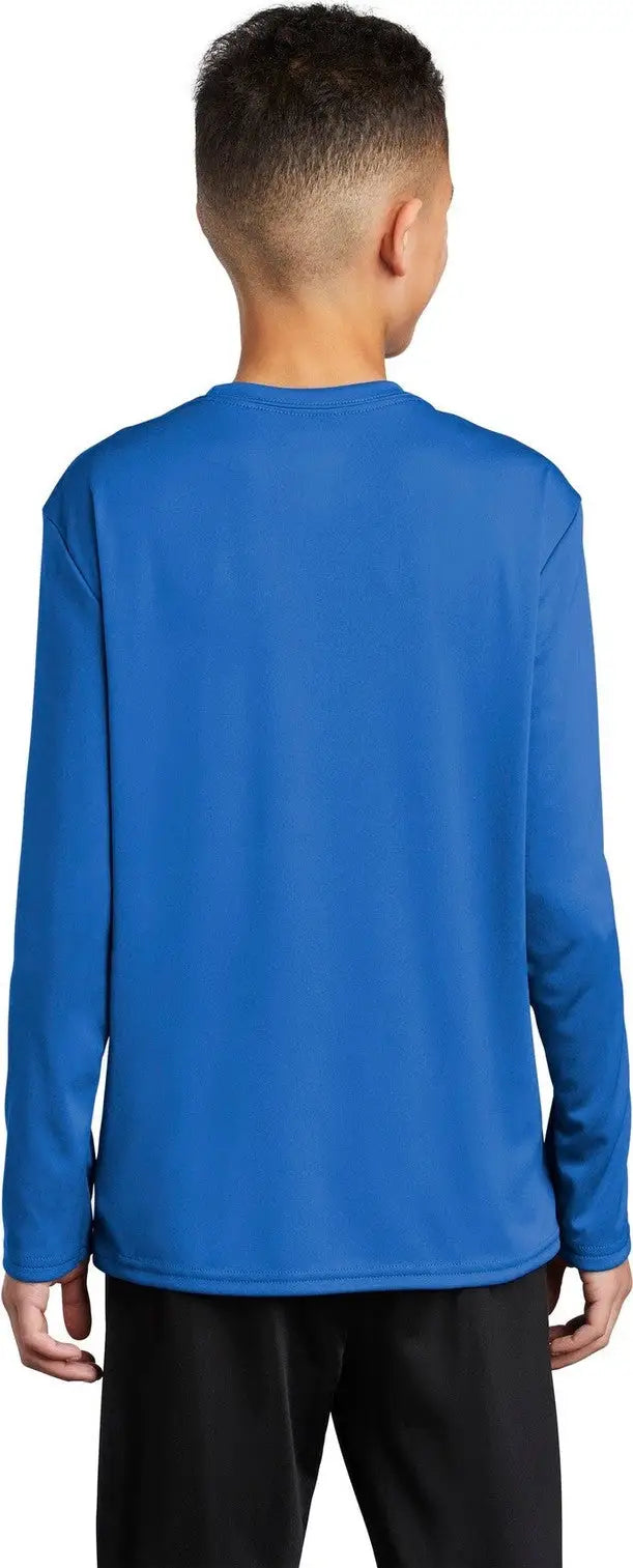 Port & Company Pc380yls co Youth Long Sleeve Performance Tee - Royal