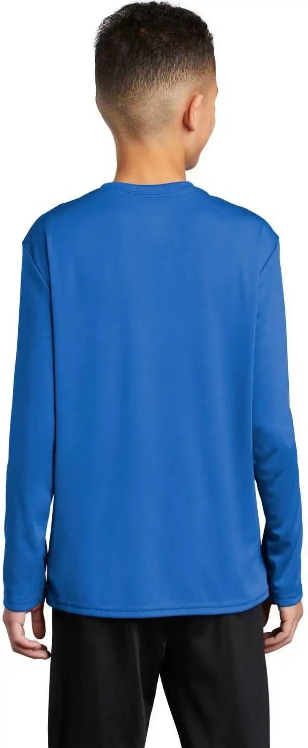 Port & Company Pc380yls Youth Long Sleeve Performance Tee - Royal