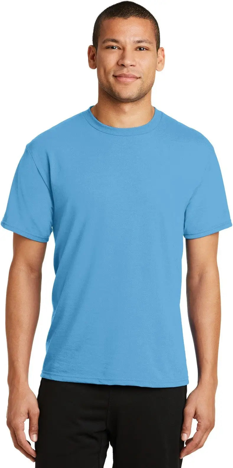 Port & Company Pc381 co Performance Blend Tee - Aquatic Blue - Adult s