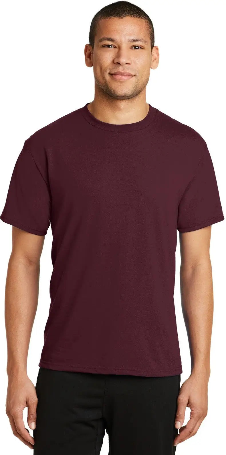 Port & Company Pc381 co Performance Blend Tee - Athletic Maroon - Adult s