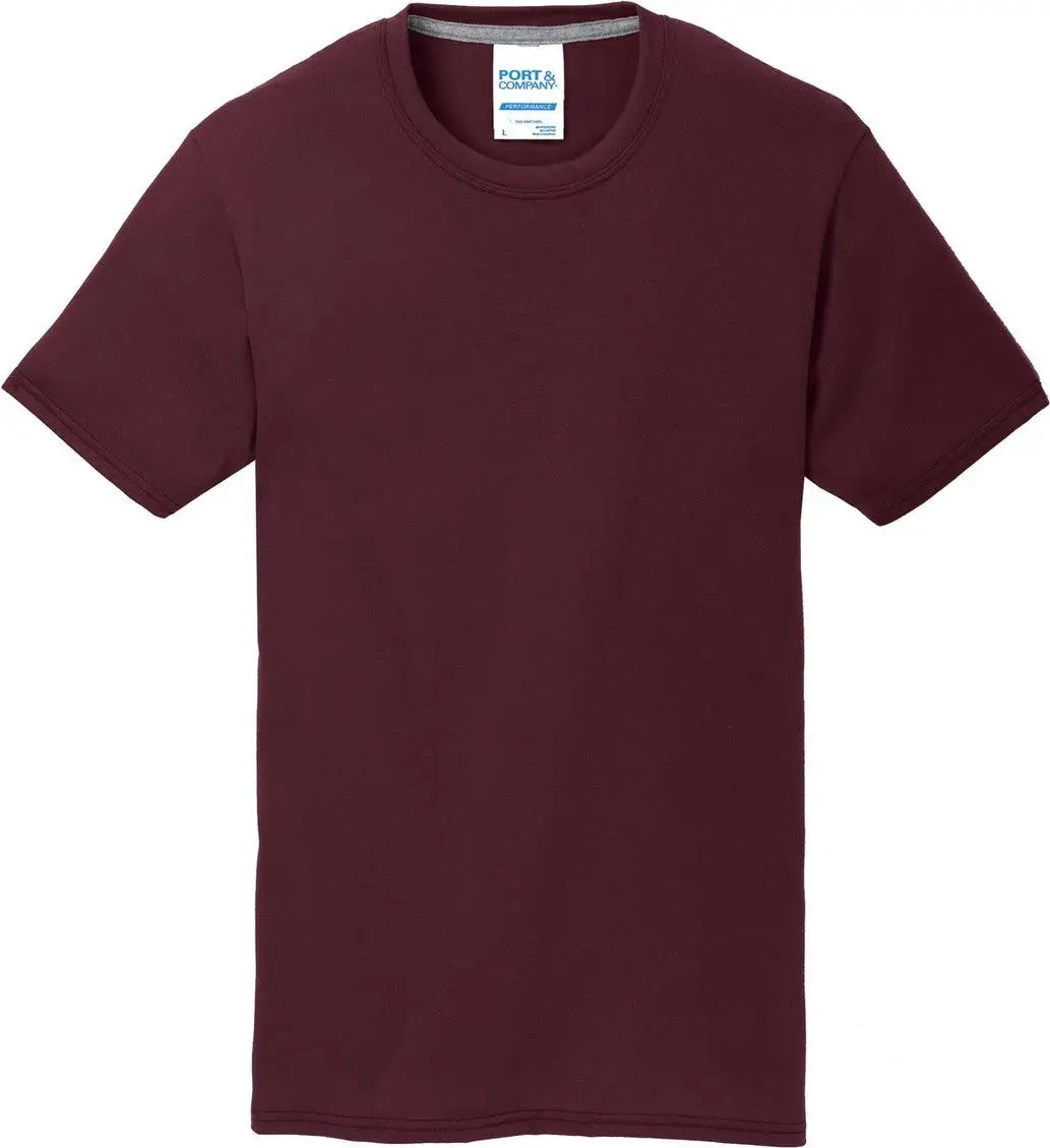 Port & Company Pc381 co Performance Blend Tee - Athletic Maroon