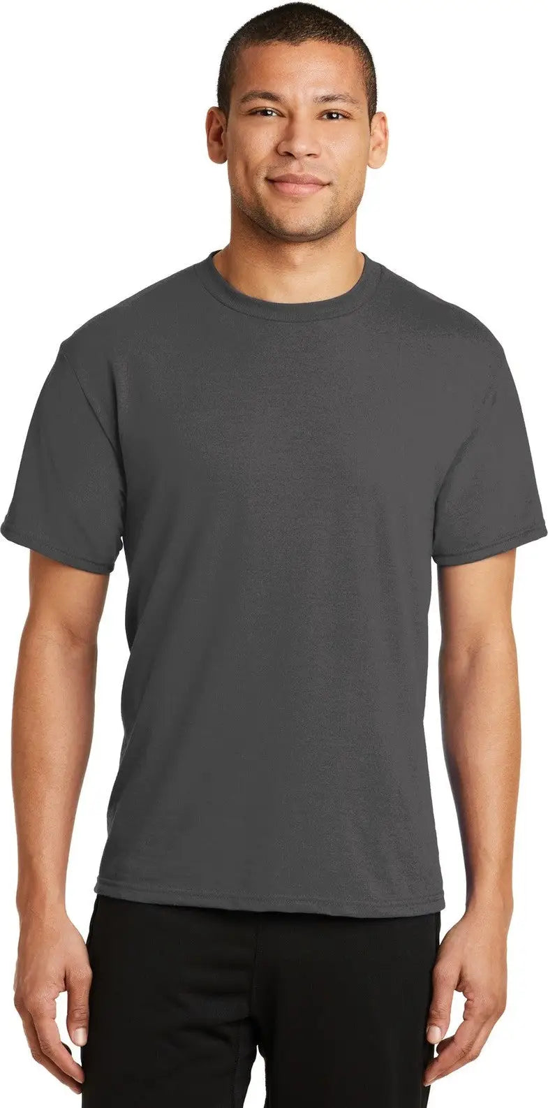 Port & Company Pc381 co Performance Blend Tee - Charcoal - Adult s