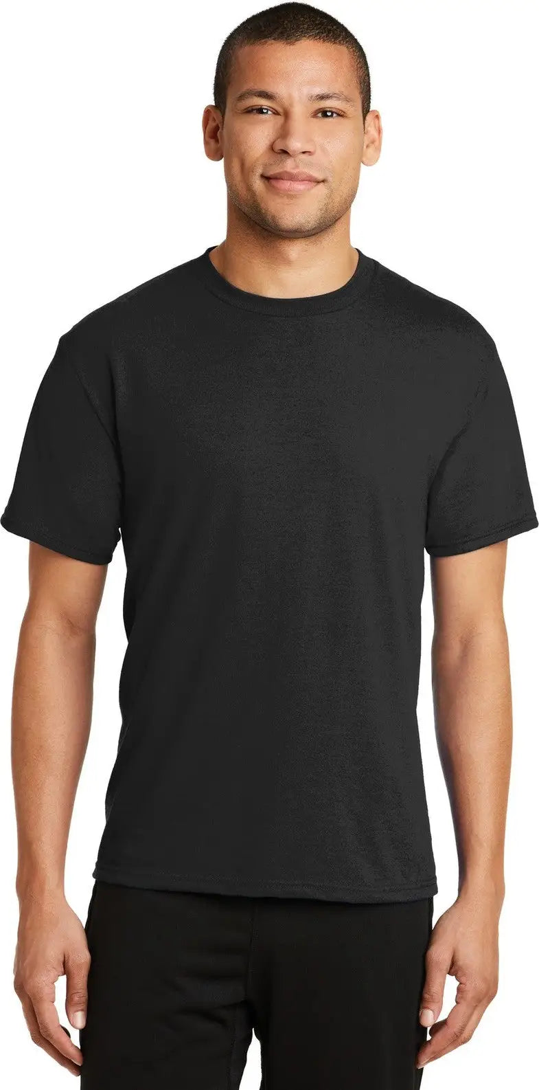 Port & Company Pc381 co Performance Blend Tee - Jet Black - Adult s