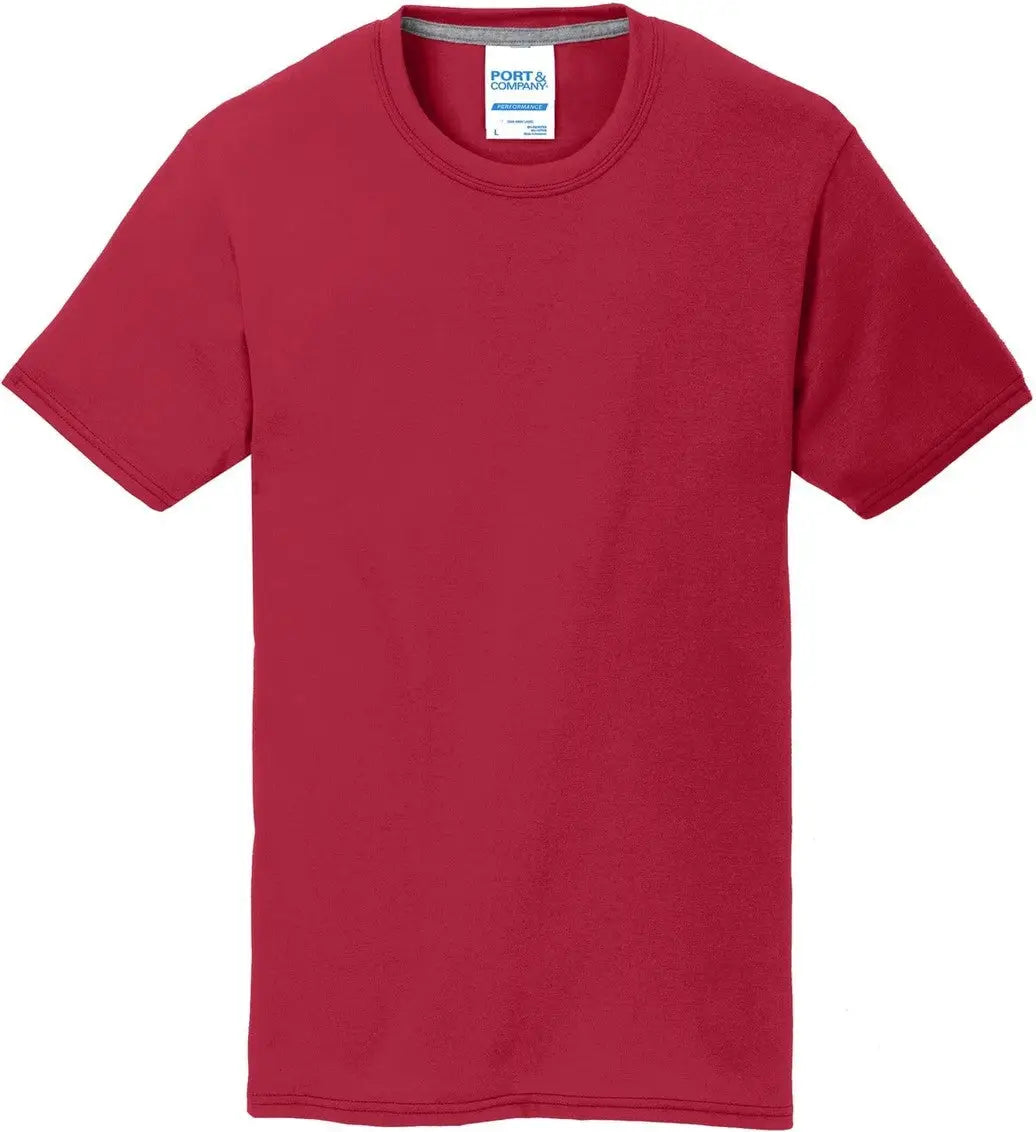 Port & Company Pc381 co Performance Blend Tee - Red