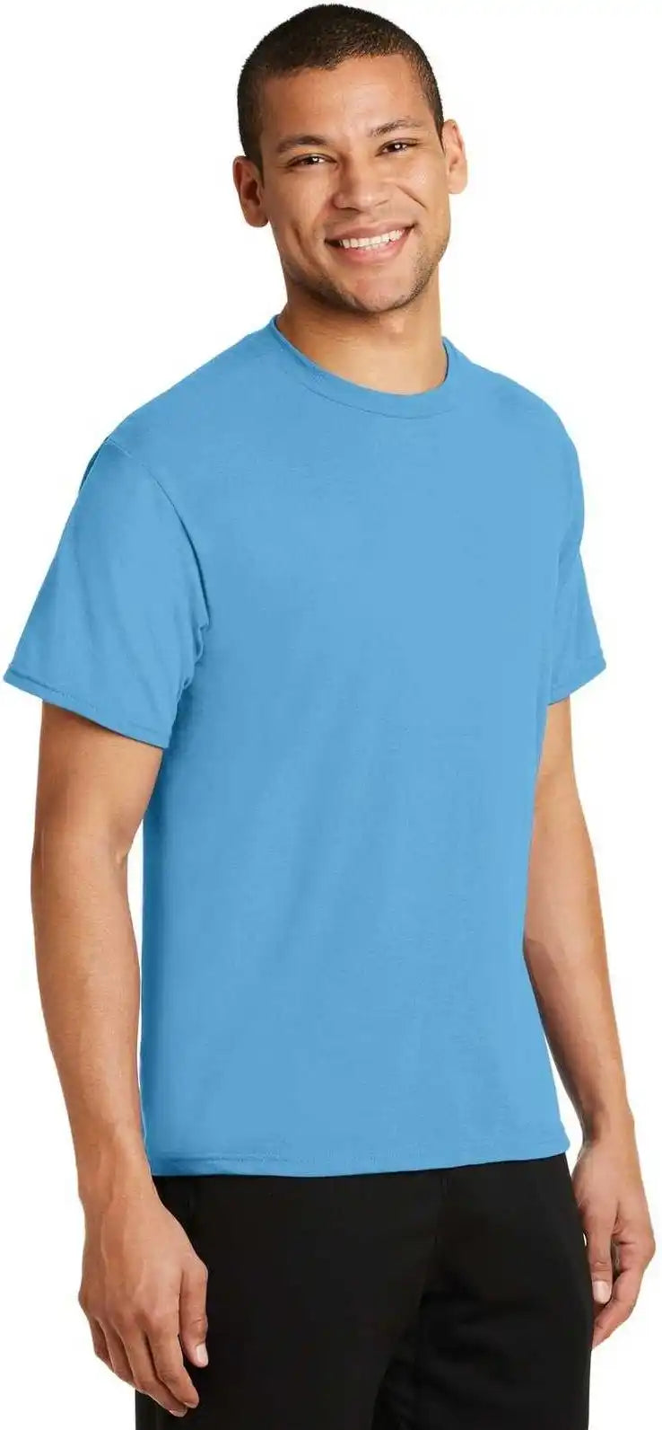 Port & Company Pc381 Performance Blend Tee - Aquatic Blue