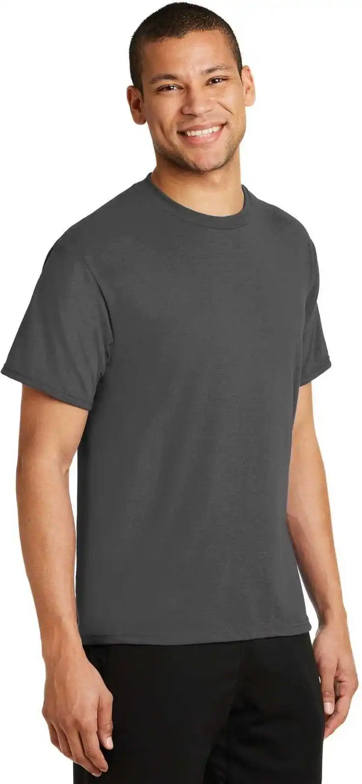 Port &amp; Company Pc381 Performance Blend Tee Charcoal