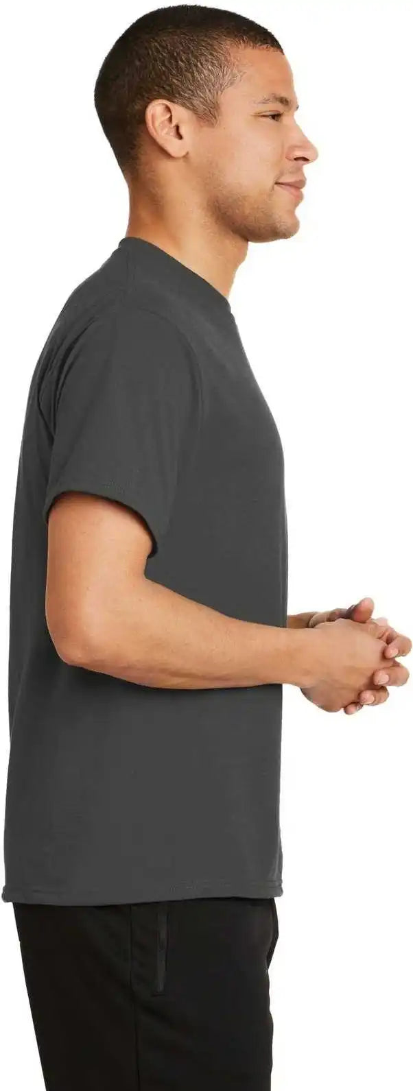 Port &amp; Company Pc381 Performance Blend Tee Charcoal