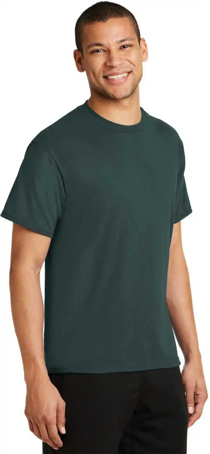 Port &amp; Company Pc381 Performance Blend Tee Dark Green