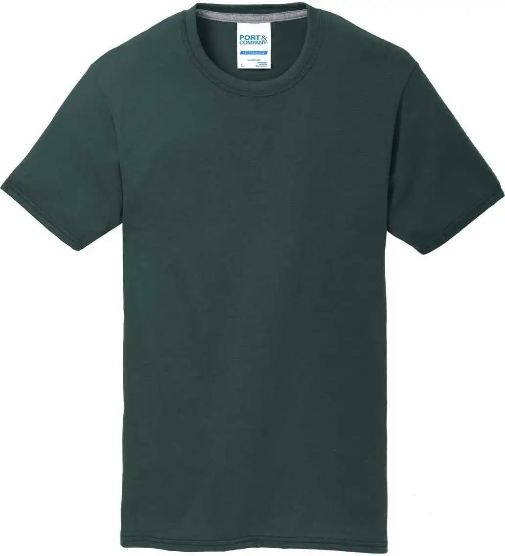 Port &amp; Company Pc381 Performance Blend Tee Dark Green