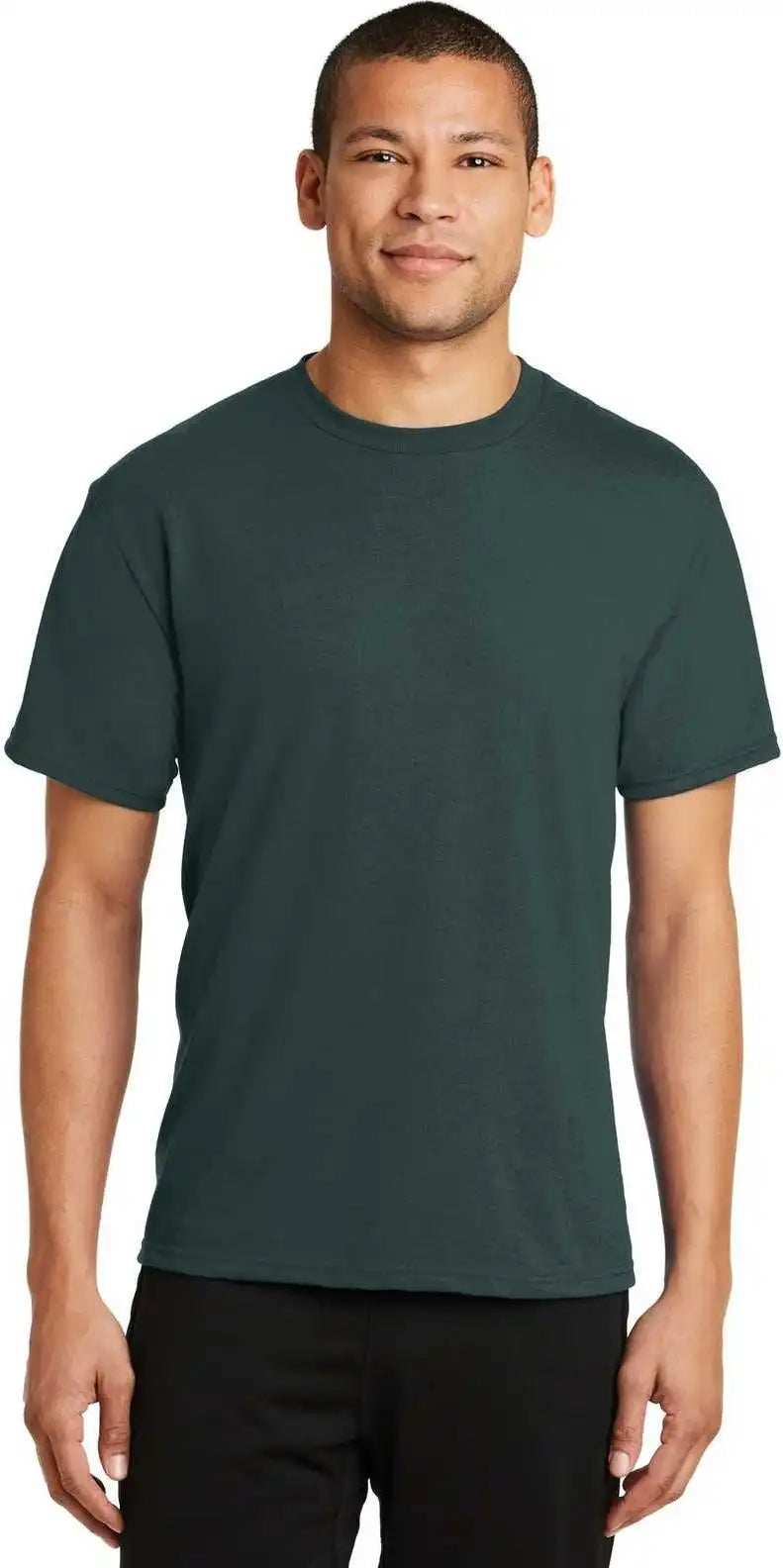 Port & Company Pc381 Performance Blend Tee Dark Green