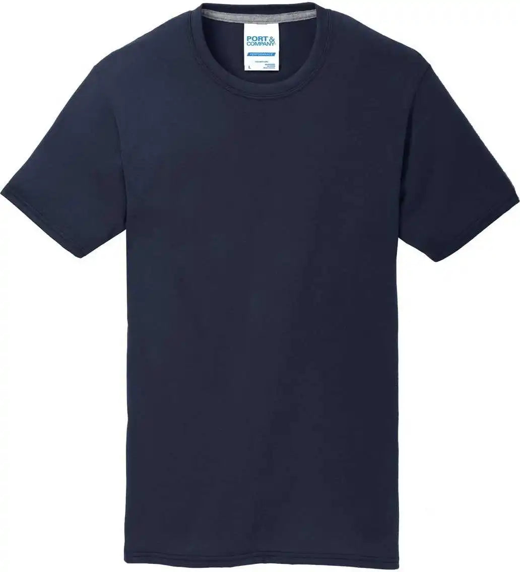 Port &amp; Company Pc381 Performance Blend Tee Deep Navy