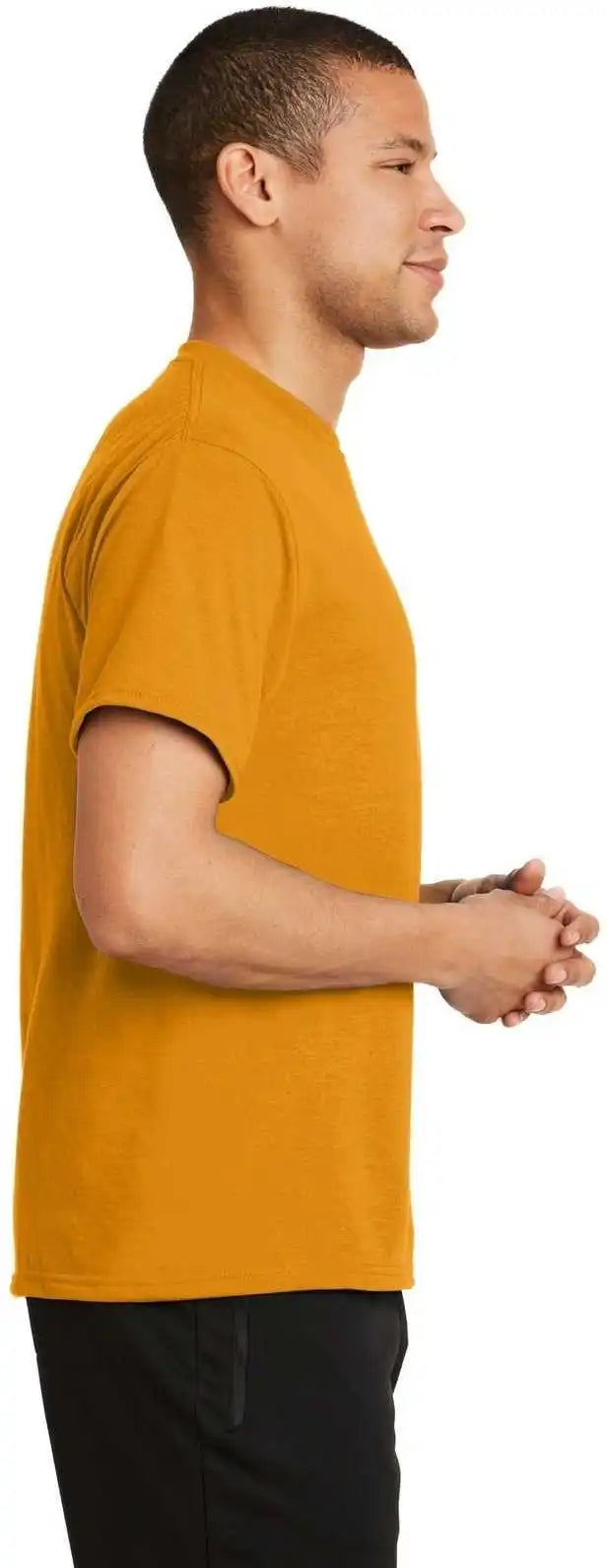 Port &amp; Company Pc381 Performance Blend Tee Gold
