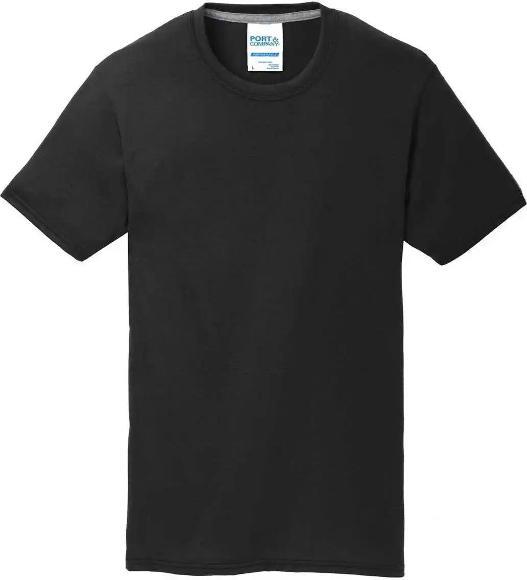 Port &amp; Company Pc381 Performance Blend Tee Jet Black