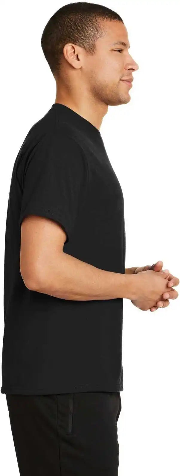 Port &amp; Company Pc381 Performance Blend Tee Jet Black