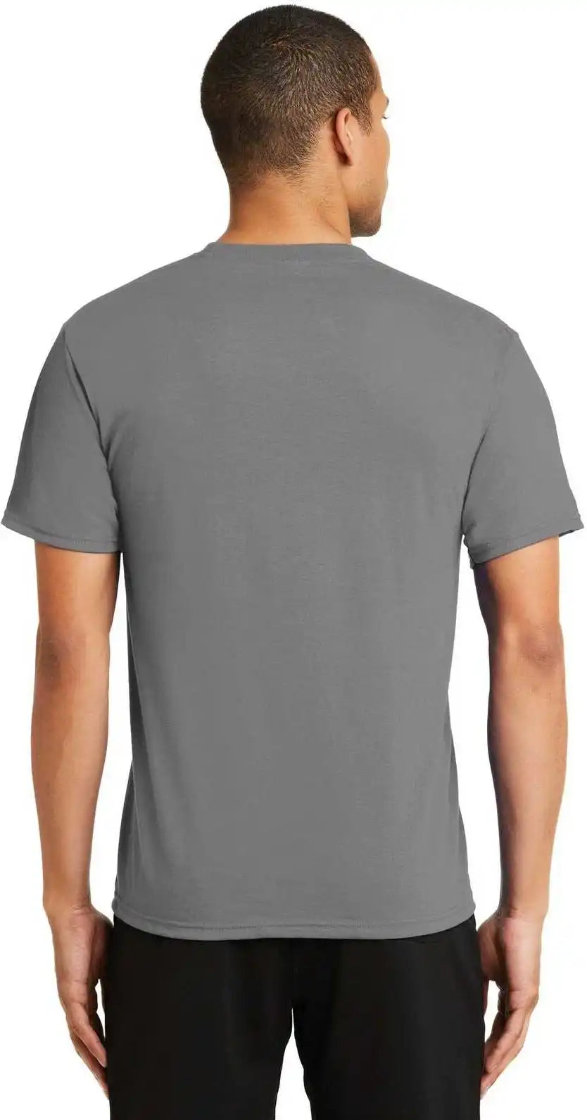 Port & Company Pc381 Performance Blend Tee Medium Gray