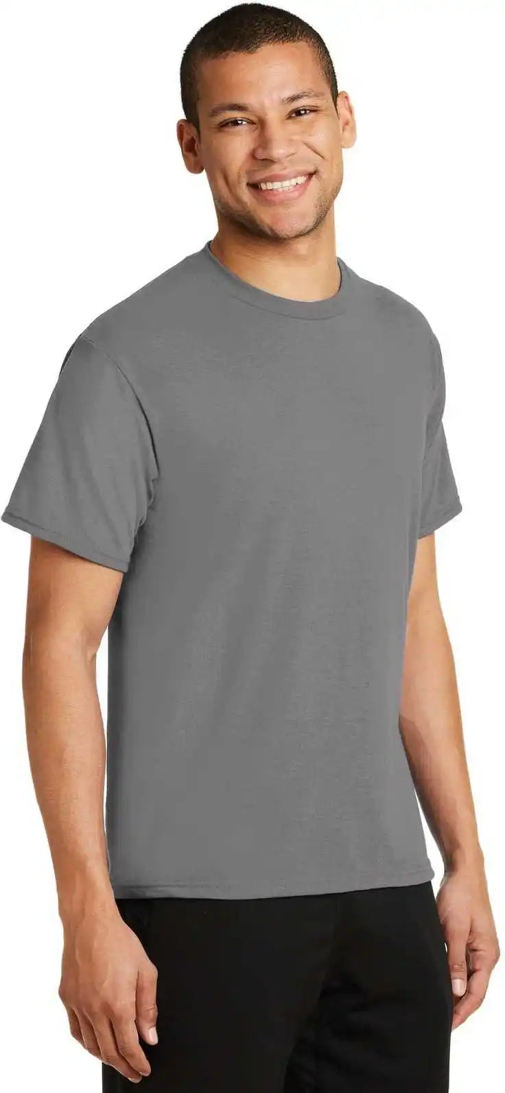 Port &amp; Company Pc381 Performance Blend Tee Medium Gray