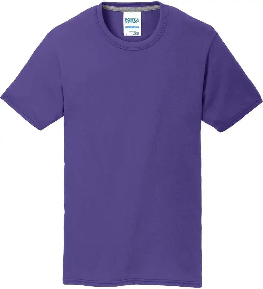 Port &amp; Company Pc381 Performance Blend Tee Purple