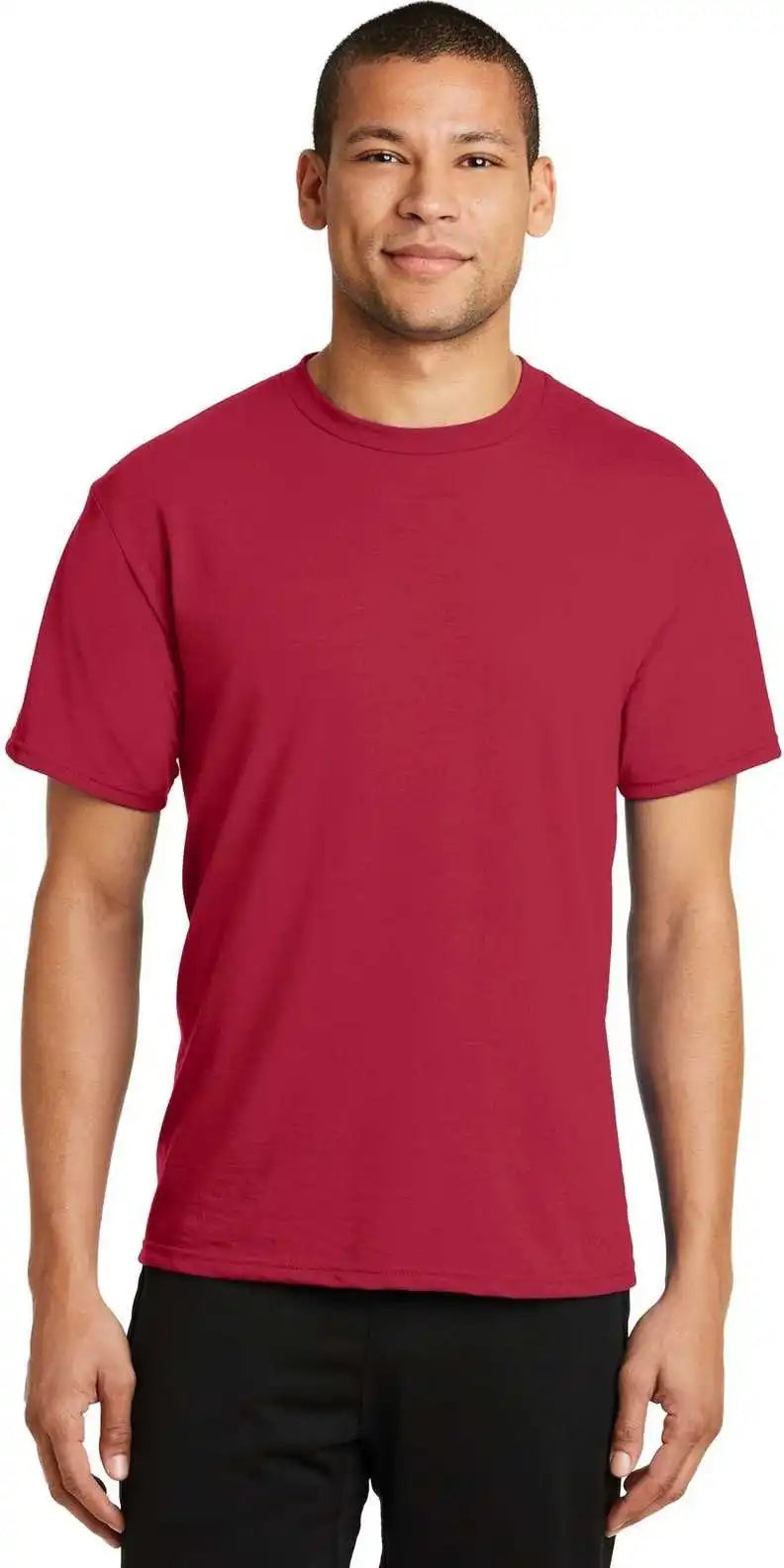 Port & Company Pc381 Performance Blend Tee Red